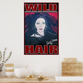WILD HAIR VEREINIGTES KÖNIGREICH POSTER (Küche)