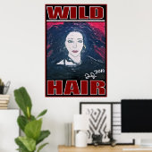 WILD HAIR VEREINIGTES KÖNIGREICH POSTER (Heimbüro)