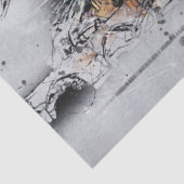 Wild Hair Women Artistic Seidenpapier (Detail)