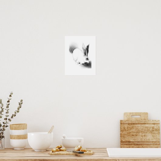 Wild Hare Card Poster (Küche)