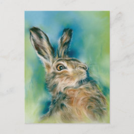 Wild Hare Exuberance Pasta Art Postkarte
