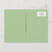 Wild Hare Exuberance Pasta Art Postkarte (Rückseite)