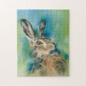 Wild Hare Exuberance Pasta Art Puzzle (Vertikal)