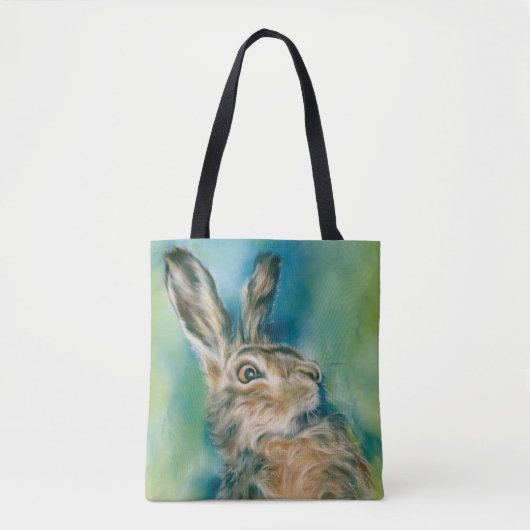 Wild Hare Exuberance Pasta Art Tasche (Vorderseite)