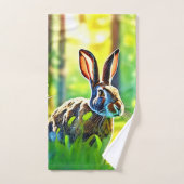 Wild Hare Forest Badhandtuch Set (Handtuch)