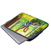 Wild Hare Forest Laptopschutzhülle (Vorne Knopf)