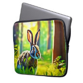 Wild Hare Forest Laptopschutzhülle (Vorderseite Links)