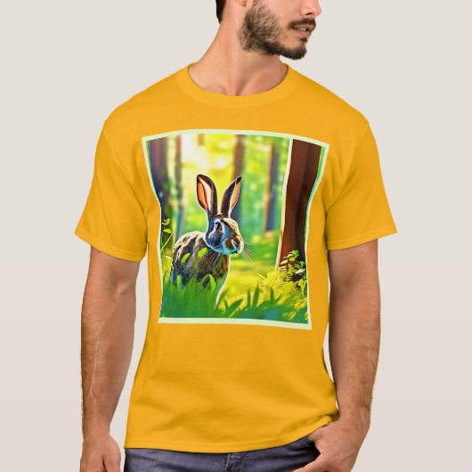 Wild Hare Forest T-Shirt (Vorderseite)