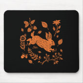 Wild Hare Rabbit Cotattcore Fall Erntedank Mousepad (Vorne)