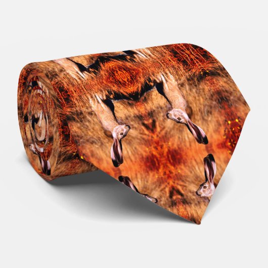 Wild Hare Rabbit Krawatte (Gerollt)