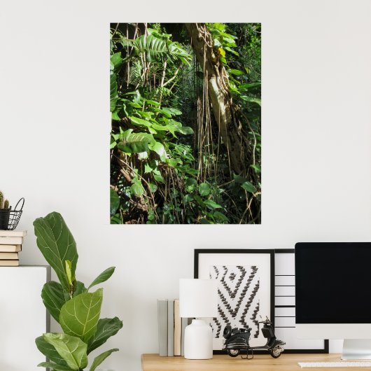 Wild Hawaiian Philodendrons Poster (Heimbüro)