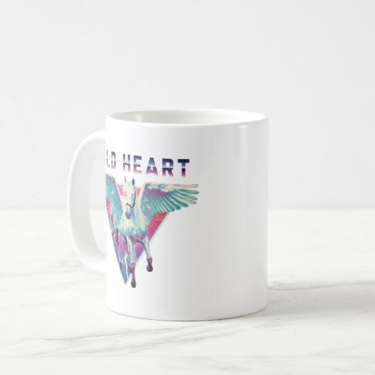 Wild Heart Krass Pegasus Kaffeetasse (Vorderseite Links)
