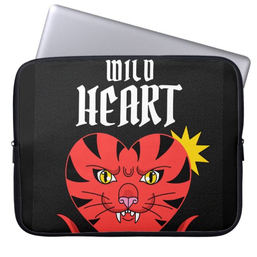 Wild Heart Laptopschutzhülle (Vorderseite)