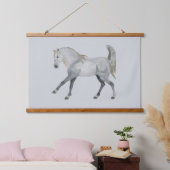 Wild Heart Wandteppich Mit Holzrahmen (Schlafzimmer)