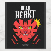 Wild Heart Weinetikett (Einzelnes Label)