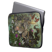 Wild Hearted Unicorn Laptopschutzhülle (Vorderseite Links)