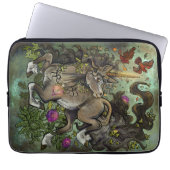 Wild Hearted Unicorn Laptopschutzhülle (Vorderseite)