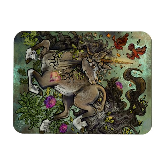 Wild Hearted Unicorn Magnet (Horizontal)