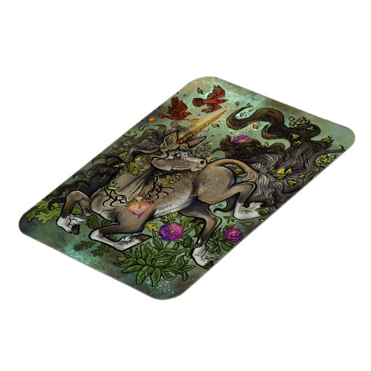 Wild Hearted Unicorn Magnet (Linke Seite)