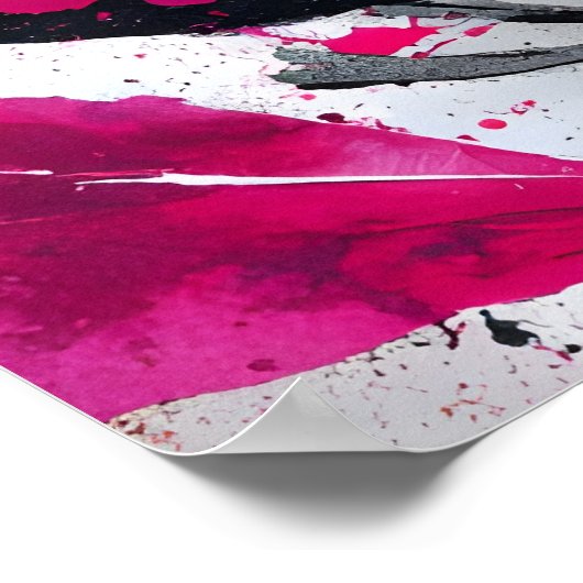 Wild Hearts in Bloom Poster (Ecke)