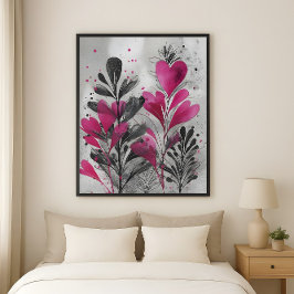 Wild Hearts in Bloom Poster