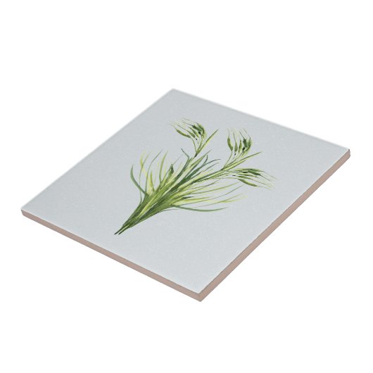 Wild Herb Accent Dusty Blue Fliese (Seite)