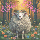 Wild Herd Sheep Aufkleber (Vorderseite)