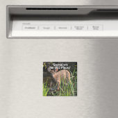 Wild Hirsch Fawn Wilderness Gift Magnete Magnet (In Situ (Geschirrspüler))