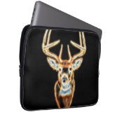 Wild Hirsch Head Energy Spirit Laptopschutzhülle (Vorne Rechts)