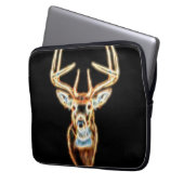 Wild Hirsch Head Energy Spirit Laptopschutzhülle (Vorderseite Links)