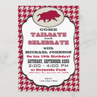Wild Hog Birthday Einladung