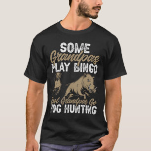 Wild Hog Jagd Vater Großvater Boar Jagd T-Shirt