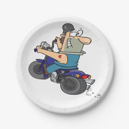 Wild Hog Pappteller (Vorderseite)