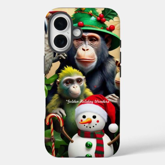 "Wild Holiday Cheer" Case-Mate iPhone Hülle (Rückseite)