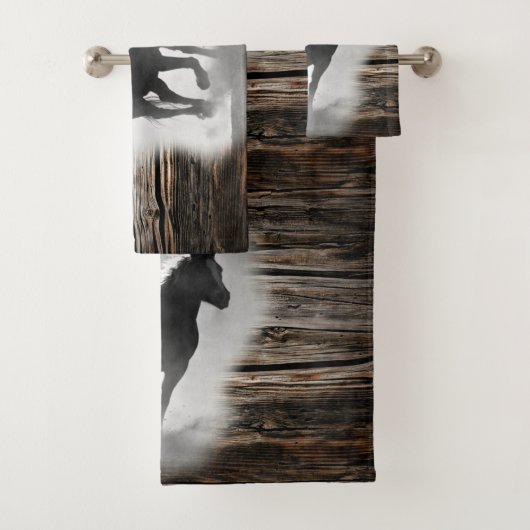 Wild Horse Galloping Badhandtuch Set (Insitu)