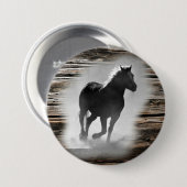 Wild Horse Galloping Button (Vorne & Hinten)