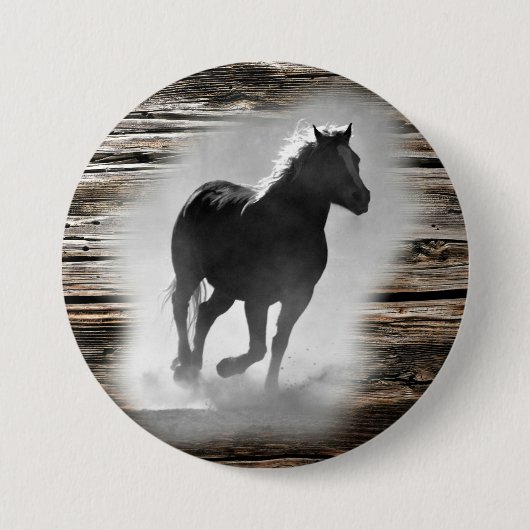 Wild Horse Galloping Button (Vorderseite)