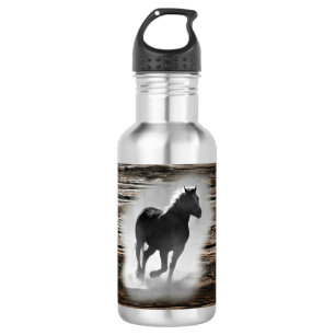 Wild Horse Galloping Edelstahlflasche