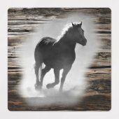 Wild Horse Galloping Etiketten (Design 1)