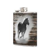 Wild Horse Galloping Flachmann (Links)