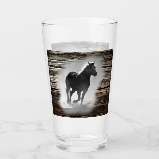 Wild Horse Galloping Glas (Vorderseite)