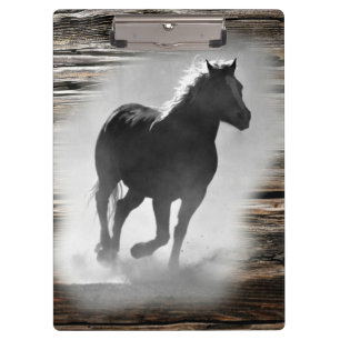 Wild Horse Galloping Klemmbrett