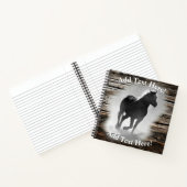 Wild Horse Galloping Notebook Notizblock (Innenseite)