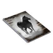 Wild Horse Galloping Notizblock (Rechte Seite)