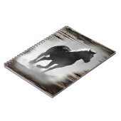 Wild Horse Galloping Notizblock (Linke Seite)