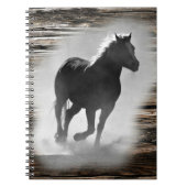 Wild Horse Galloping Notizblock (Vorderseite)