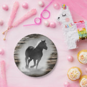 Wild Horse Galloping Pappteller (Party)