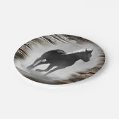 Wild Horse Galloping Pappteller (Schrägansicht)