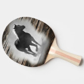 Wild Horse Galloping Tischtennis Schläger (Seitenansicht)