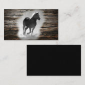 Wild Horse Galloping Visitenkarte (Vorne/Hinten)